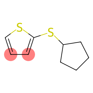 2-(Cyclopentylthio)thiophene