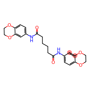 N~1~,N~6~-di(2,3-dihydro-1,4-benzodioxin-6-yl)hexanediamide