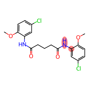 N~1~,N~5~-bis(5-chloro-2-methoxyphenyl)pentanediamide