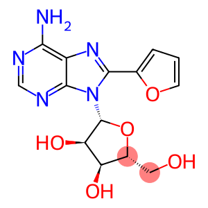 (2R,3R,4S,5R)-2-(6-Amino-8-(furan-2-yl)-9H-purin-9-yl)-5-(hydroxymethyl)tetrahydrofuran-3,4-diol