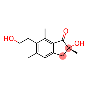 2,3-Dihydro-2-hydroxy-6-(2-hydroxyethyl)-2,5,7-trimethyl-1H-inden-1-one