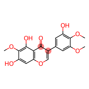 4H-1-Benzopyran-4-one, 5,7-dihydroxy-3-(3-hydroxy-4,5-dimethoxyphenyl)-6-methoxy-