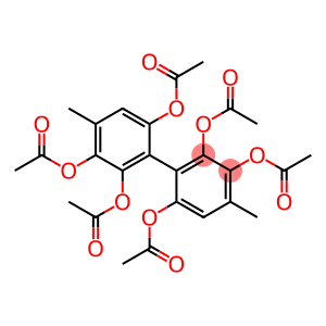 4,4'-Dimethyl-1,1'-biphenyl-2,2',3,3',6,6'-hexol hexaacetate