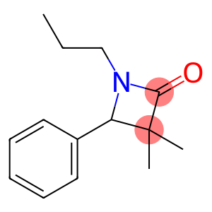 2-Azetidinone, 3,3-dimethyl-4-phenyl-1-propyl-