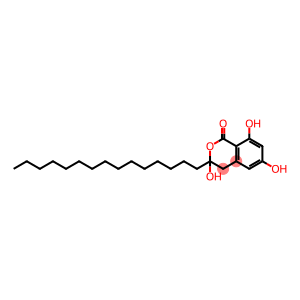 3,4-Dihydro-3,6,8-trihydroxy-3-pentadecyl-1H-2-benzopyran-1-one