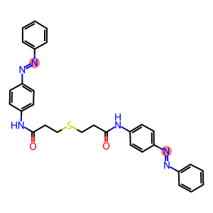3-({3-oxo-3-[4-(phenyldiazenyl)anilino]propyl}sulfanyl)-N-[4-(phenyldiazenyl)phenyl]propanamide