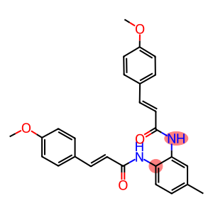 3-(4-methoxyphenyl)-N-(2-{[3-(4-methoxyphenyl)acryloyl]amino}-4-methylphenyl)acrylamide