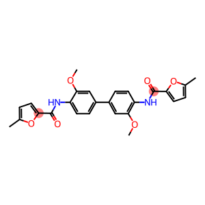 N-{3,3'-dimethoxy-4'-[(5-methyl-2-furoyl)amino][1,1'-biphenyl]-4-yl}-5-methyl-2-furamide