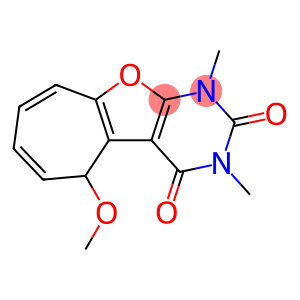 2H-Cyclohepta[4,5]furo[2,3-d]pyrimidine-2,4(3H)-dione,  1,5-dihydro-5-methoxy-1,3-dimethyl-  (9CI)