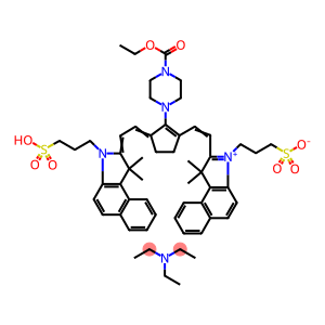 1h-benz[e]indolium,2-[2-[3-[[1,3-dihydro-1,1-dimethyl-3-(3-sulfopropyl)-2h-ben