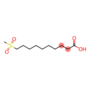 Decanoic acid, 10-(methylsulfonyl)-