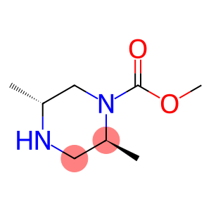 1-Piperazinecarboxylic acid, 2,5-dimethyl-, methyl ester, (2S,5R)-