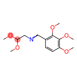 ETHANAMINE, 2,2-DIMETHOXY-N-[(2,3,4-TRIMETHOXYPHENYL)METHYLENE]-