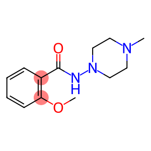 Benzamide, 2-methoxy-N-(4-methyl-1-piperazinyl)- (9CI)