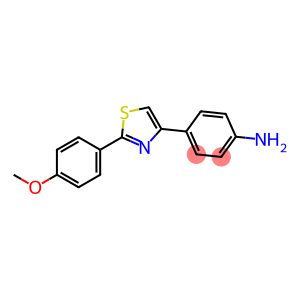 Benzenamine, 4-[2-(4-methoxyphenyl)-4-thiazolyl]-