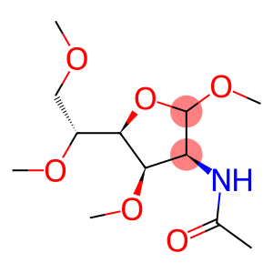 Methyl 2-(acetylamino)-3-O,5-O,6-O-trimethyl-2-deoxy-D-mannofuranoside