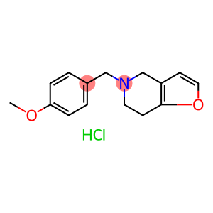 Furo[3,2-c]pyridine, 4,5,6,7-tetrahydro-5-[(4-methoxyphenyl)methyl]-, hydrochloride (1:1)