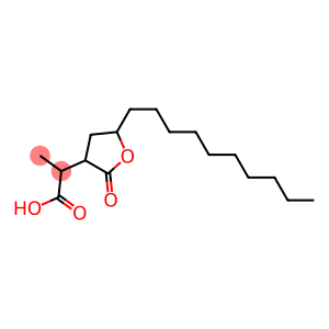 5-Decyltetrahydro-α-methyl-2-oxo-3-furanacetic acid