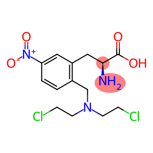 2-((Bis(2-chloroethyl)amino)methyl)-5-nitrophenylalanine