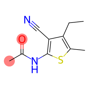 Acetamide, N-(3-cyano-4-ethyl-5-methyl-2-thienyl)- (9CI)