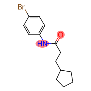 N-(4-bromophenyl)-3-cyclopentylpropanamide