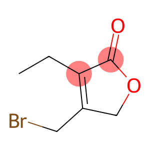 2(5H)-Furanone,4-(bromomethyl)-3-ethyl-(9CI)