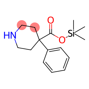 4-Piperidinecarboxylic acid, 4-phenyl-, trimethylsilyl ester