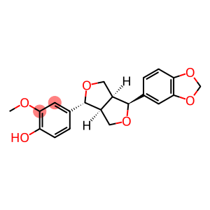 4-[(1R,3aα,6aα)-4β-(1,3-Benzodioxol-5-yl)tetrahydro-1H,3H-furo[3,4-c]furan-1-yl]-2-methoxyphenol