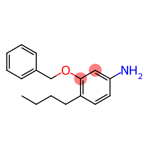 4-Butyl-3-(phenylmethoxy)benzenamine