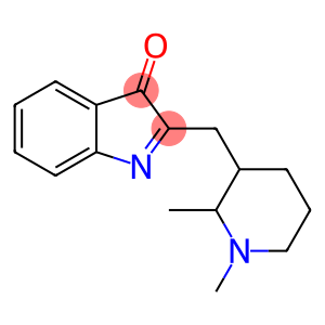 2-[(1,2-Dimethyl-3-piperidinyl)methyl]-3H-indol-3-one