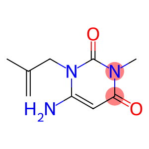 6-Amino-3-methyl-1-(2-methyl-2-propenyl)pyrimidine-2,4(1H,3H)-dione