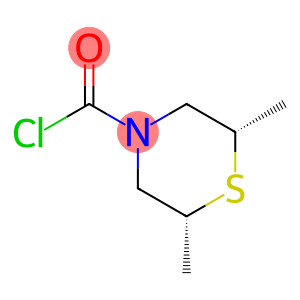 4-Thiomorpholinecarbonylchloride,2,6-dimethyl-,cis-(9CI)