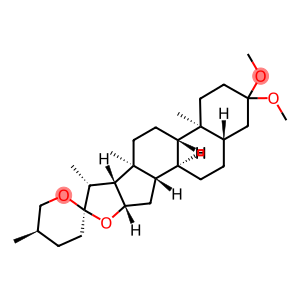 Spirostan, 3,3-dimethoxy-, (5α,20β,25R)- (9CI)