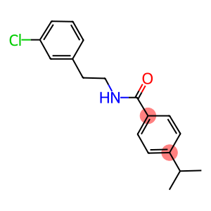 N-[2-(3-chlorophenyl)ethyl]-4-isopropylbenzamide