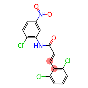 N-{2-chloro-5-nitrophenyl}-3-(2,6-dichlorophenyl)acrylamide