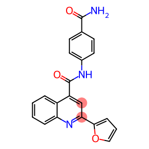 N-(4-carbamoylphenyl)-2-(furan-2-yl)quinoline-4-carboxamide