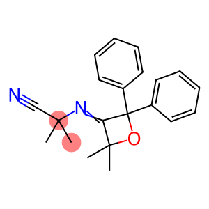 2-[(2,2-Dimethyl-4,4-diphenyloxetan-3-ylidene)amino]-2-methylpropanenitrile