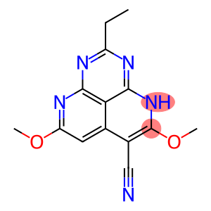 2-Ethyl-5,8-dimethoxy-1,3,4,9-tetraaza-1H-phenalene-7-carbonitrile