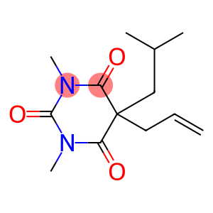 1,3-Dimethyl-5-(2-methylpropyl)-5-(2-propenyl)-2,4,6(1H,3H,5H)-pyrimidinetrione