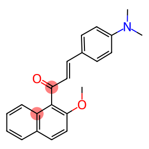 3-[4-(dimethylamino)phenyl]-1-(2-methoxy-1-naphthyl)-2-propen-1-one