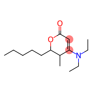 4-(Diethylamino)-5,6-dihydro-5-methyl-6-pentyl-2H-pyran-2-one