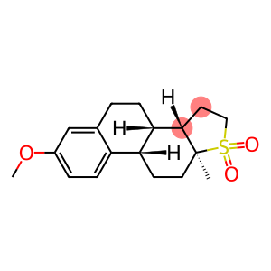 17-Thiaestra-1,3,5(10)-triene, 3-methoxy-, 17,17-dioxide, (8α)- (9CI)