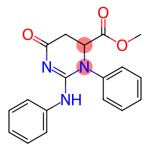 Methyl (2E)-6-oxo-3-phenyl-2-(phenylimino)hexahydro-4-pyrimidinecarbox ylate