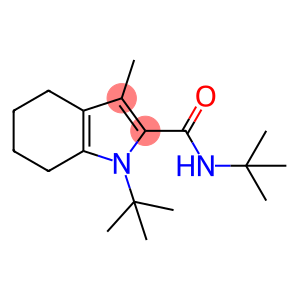 N,1-Bis(1,1-dimethylethyl)-4,5,6,7-tetrahydro-3-methyl-1H-indole-2-carboxamide