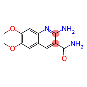 3-Quinolinecarboxamide, 2-amino-6,7-dimethoxy-