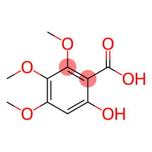 Benzoic acid, 6-hydroxy-2,3,4-trimethoxy-