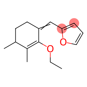 Furan, 2-[(2-ethoxy-3,4-dimethyl-2-cyclohexen-1-ylidene)methyl]-