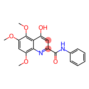 4-Hydroxy-5,6,8-trimethoxy-N-phenyl-2-quinolinecarboxamide