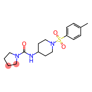 N-(1-[(4-METHYLPHENYL)SULFONYL]-4-PIPERIDINYL)-1-PYRROLIDINECARBOXAMIDE