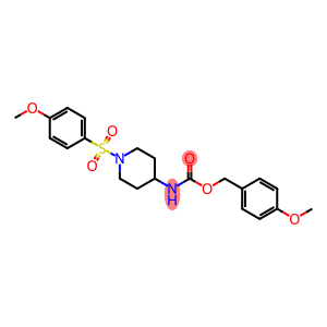 4-METHOXYBENZYL N-(1-[(4-METHOXYPHENYL)SULFONYL]-4-PIPERIDINYL)CARBAMATE